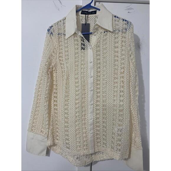 Lioness Unveiling Shirt Revolve NWT Small SheerFeminine Girlie - Picture 5 of 13